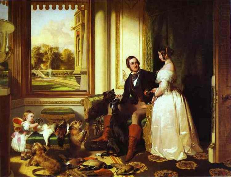 Sir edwin henry landseer,R.A. Windsor Castle in Modern Times china oil painting image
